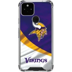 NFL Minnesota Vikings Google Pixel 5 Clear Case