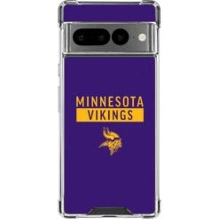 NFL Minnesota Vikings Purple Performance Series Google Pixel 7 Pro Clear Case