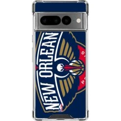 NBA New Orleans Pelicans Large Logo Google Pixel 7 Pro Clear Case