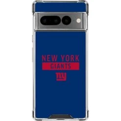 NFL New York Giants Blue Performance Series Google Pixel 7 Pro Clear Case