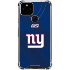 NFL New York Giants Team Jersey Google Pixel 5 Clear Case