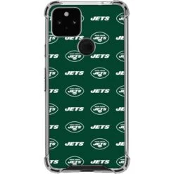 NFL New York Jets Blitz Series Google Pixel 5a 5G Clear Case