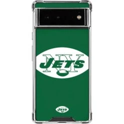 NFL New York Jets Retro Logo Google Pixel 6a Clear Case