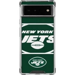 NFL New York Jets Zone Block Google Pixel 6a Clear Case