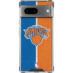 NBA New York Knicks Canvas Google Pixel 7 Clear Case