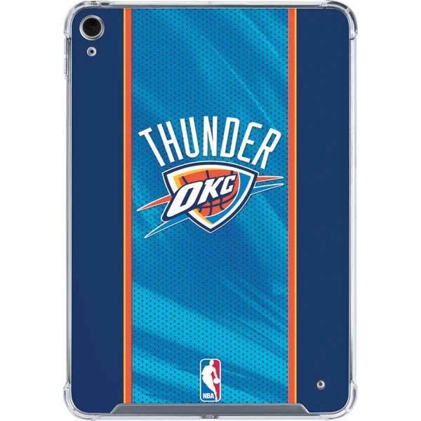 NBA Oklahoma City Thunder Blue Jersey IPad 10th Gen (2022) Clear Case
