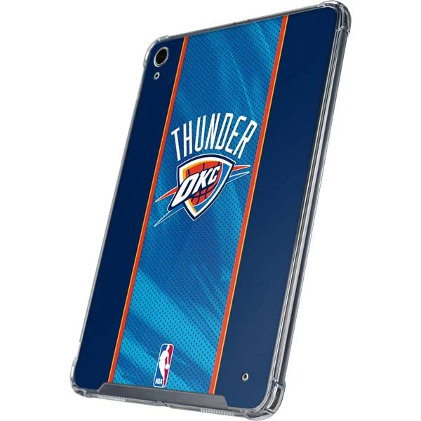 NBA Oklahoma City Thunder Blue Jersey IPad 10th Gen (2022) Clear Case - Image 3