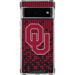University Of Oklahoma Sooners Red Digi Google Pixel 6 Pro Clear Case