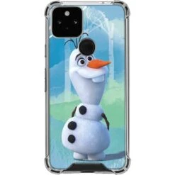 Disney Frozen II Olaf Google Pixel 5 Clear Case