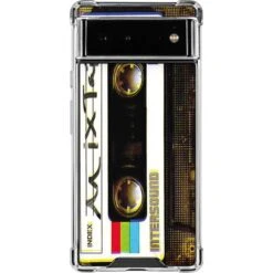 Old Mixtape Google Pixel 6a Clear Case
