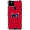 University Of Mississippi Ole Miss Logo Red Google Pixel 5 Clear Case