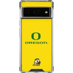 University Of Oregon Ducks Green Gradient Google Pixel 6 Pro Clear Case