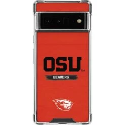 Oregon State University Texture Google Pixel 6 Pro Clear Case