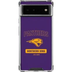 University Of Northern Iowa Panthers Google Pixel 6a Clear Case