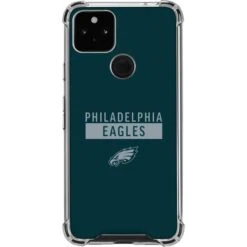 NFL Philadelphia Eagles Green Performance Series Google Pixel 5a 5G Clear Case