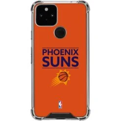 NBA Phoenix Suns Standard - Orange Google Pixel 5 Clear Case