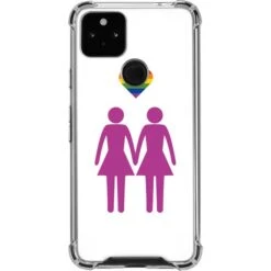 Pink Pride Google Pixel 5a 5G Clear Case