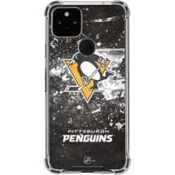 NHL Pittsburgh Penguins Frozen Google Pixel 5a 5G Clear Case
