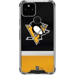 NHL Pittsburgh Penguins Jersey Google Pixel 5 Clear Case