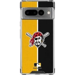 MLB Pittsburgh Pirates Split Google Pixel 7 Pro Clear Case