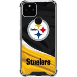 NFL Pittsburgh Steelers Google Pixel 5 Clear Case