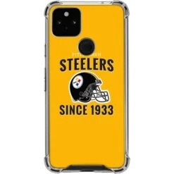 NFL Pittsburgh Steelers Helmet Google Pixel 5a 5G Clear Case