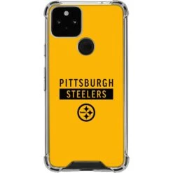 NFL Pittsburgh Steelers Yellow Performance Series Google Pixel 5 Clear Case