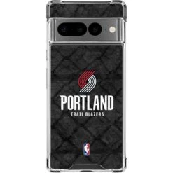 NBA Portland Trail Blazers Dark Rust Google Pixel 7 Pro Clear Case