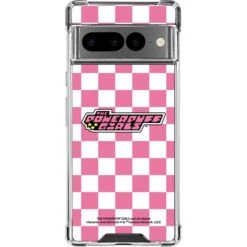 Cartoon Network Powerpuff Girls Checkered Google Pixel 7 Pro Clear Case