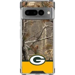 NFL Realtree Camo Green Bay Packers Google Pixel 7 Pro Clear Case