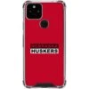 University Of Nebraska Red Huskers Google Pixel 5 Clear Case