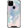 Rose Quartz & Serenity Splatter Google Pixel 5 Clear Case