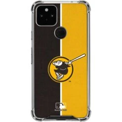 MLB San Diego Padres Split Google Pixel 5a 5G Clear Case