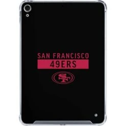 NFL San Francisco 49ers Black Performance Series IPad 10th Gen (2022) Clear Case