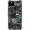 NHL San Jose Sharks Camo Google Pixel 5a 5G Clear Case