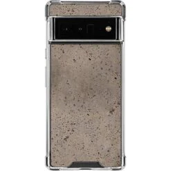 Sandstone Concrete Google Pixel 6 Pro Clear Case
