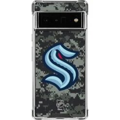 NHL Seattle Kraken Camo Google Pixel 6 Pro Clear Case