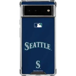 MLB Seattle Mariners Alternate/Away Jersey Google Pixel 6a Clear Case