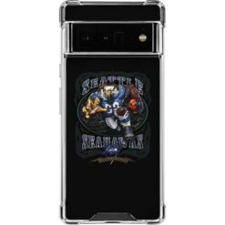Liquid Blue NFL Seattle Seahawks Running Back Google Pixel 6 Pro Clear Case
