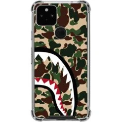 Shark Teeth Street Camo Google Pixel 5a 5G Clear Case