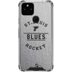 NHL St. Louis Blues Black Text Google Pixel 5 Clear Case