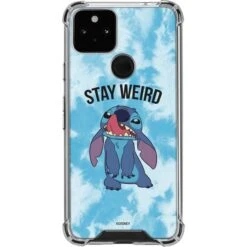 Disney Lilo And Stitch Stay Weird Google Pixel 5 Clear Case