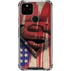 DC Comics Superman Crest Google Pixel 5a 5G Clear Case
