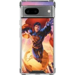 DC Comics Superman Unchained #1 75th Anniversary Cover Art By Jim Lee Google Pixel 7 Clear Case