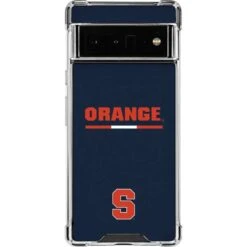 Syracuse University Orange Google Pixel 6 Pro Clear Case