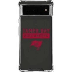 NFL Tampa Bay Buccaneers Brown Performance Series Google Pixel 6a Clear Case