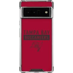 NFL Tampa Bay Buccaneers Red Performance Series Google Pixel 6 Pro Clear Case