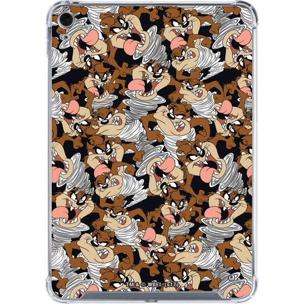 Looney Tunes Taz Super Sized Pattern IPad 10th Gen (2022) Clear Case
