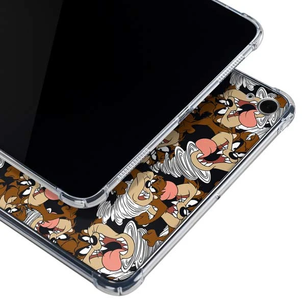Looney Tunes Taz Super Sized Pattern IPad 10th Gen (2022) Clear Case - Image 2