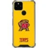 University Of Maryland Terps Yellow Google Pixel 5 Clear Case